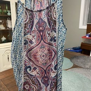 Junior print top size large